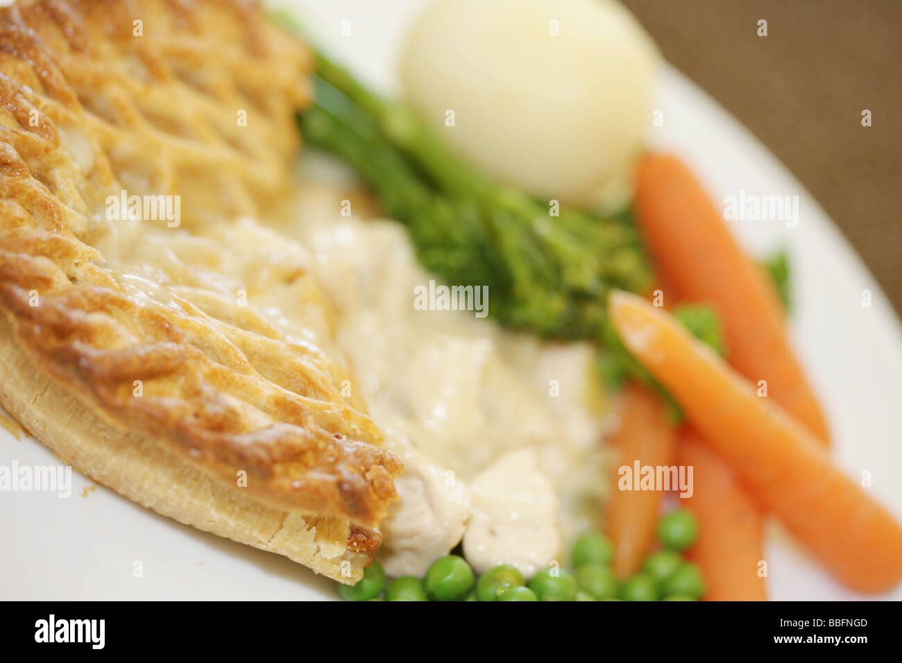 Fish Pie with Vegetables Stock Photo Alamy