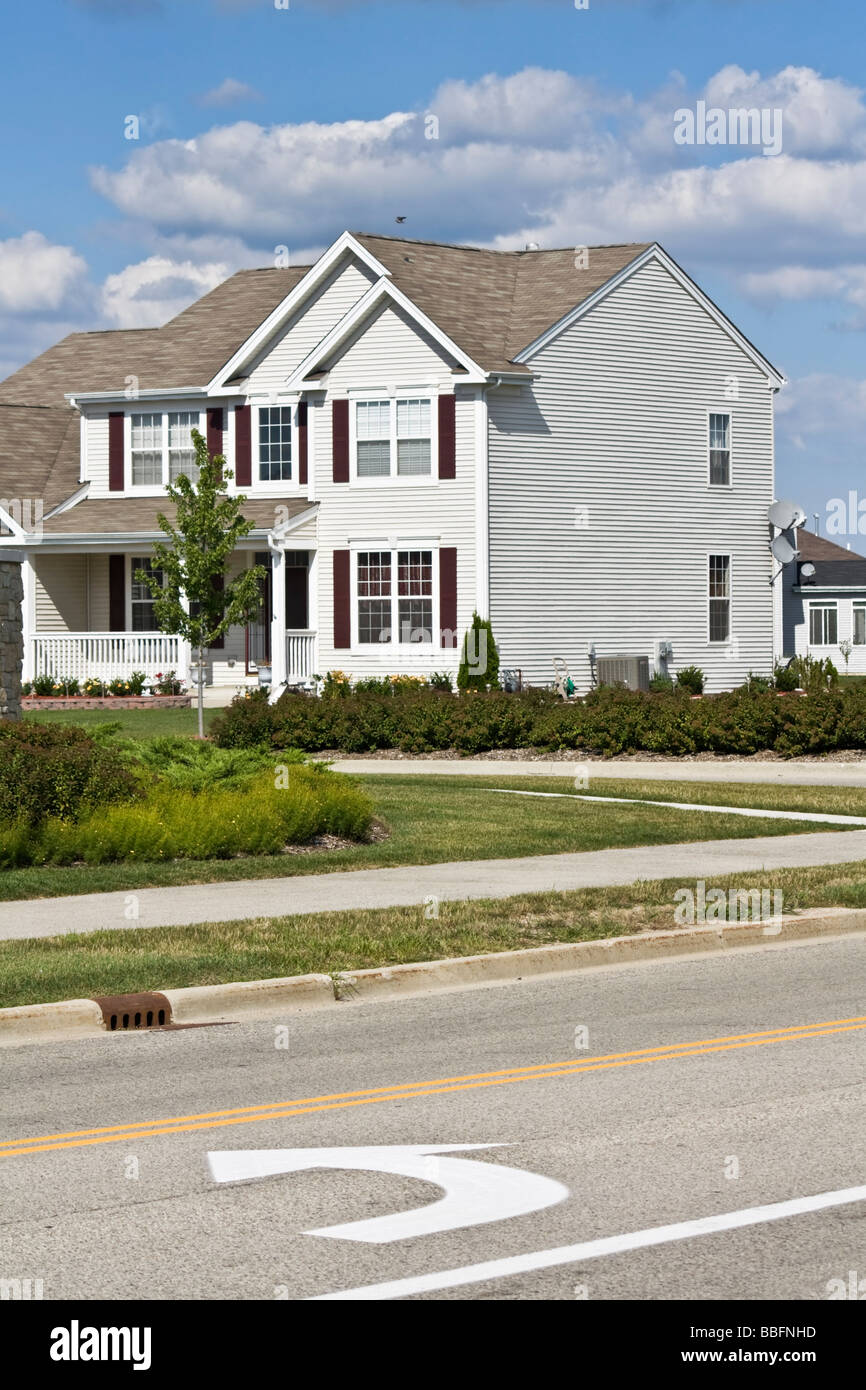 Chicago suburb suburban hires stock photography and images Alamy