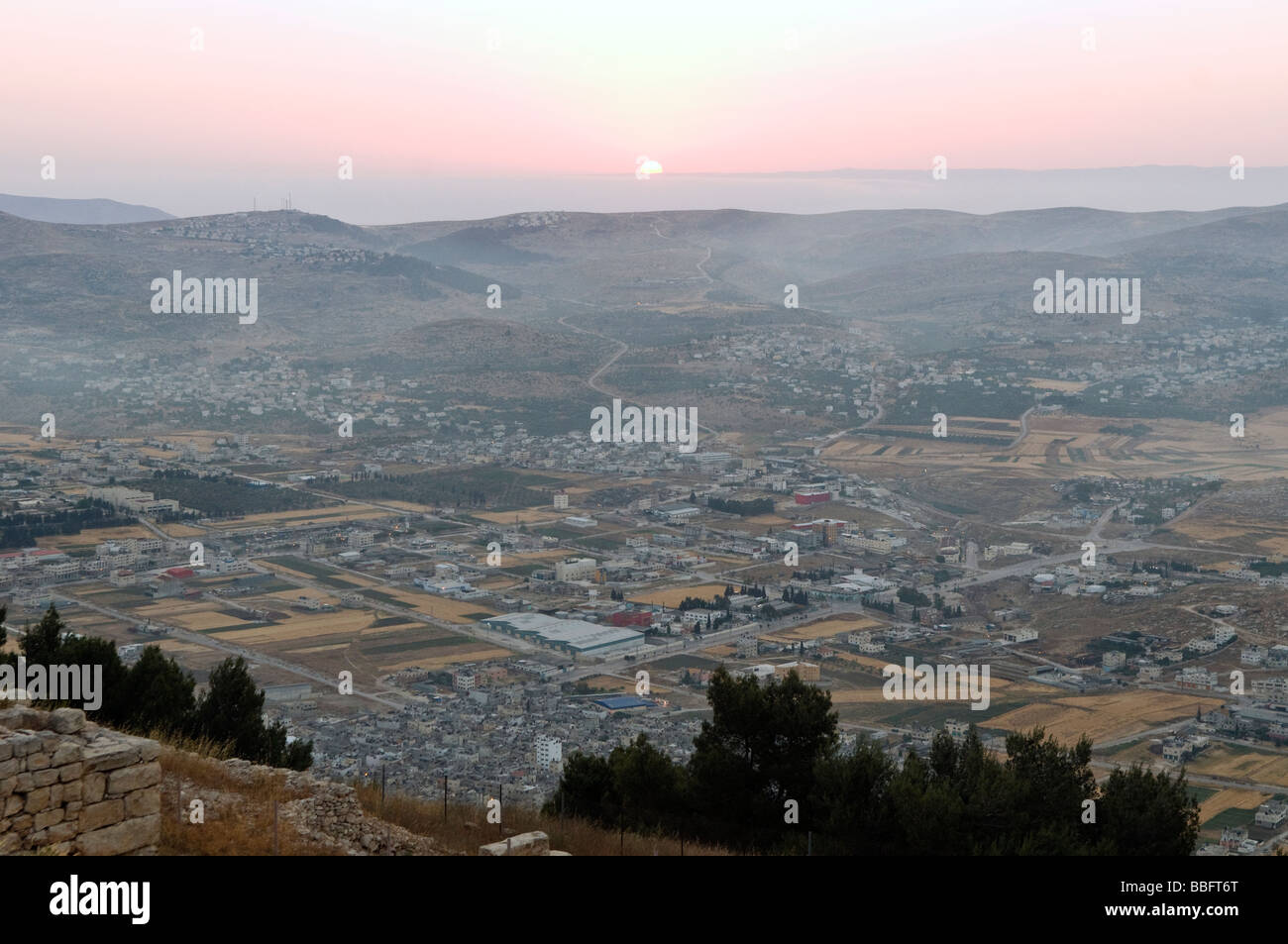 Samaria view palestinian city nablus hi-res stock photography and ...