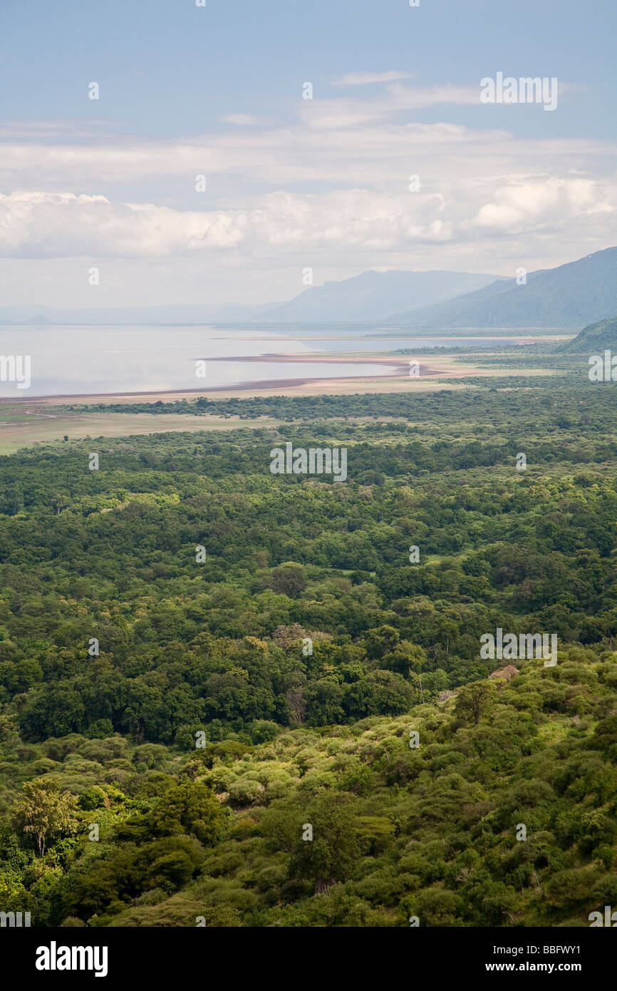 The Rift Valley at Manyara National Park Tanzania Stock Photo