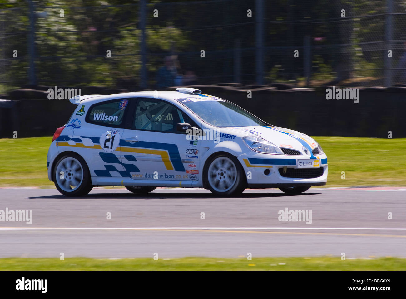 Renault Clio 4 RS on the race track Stock Photo - Alamy