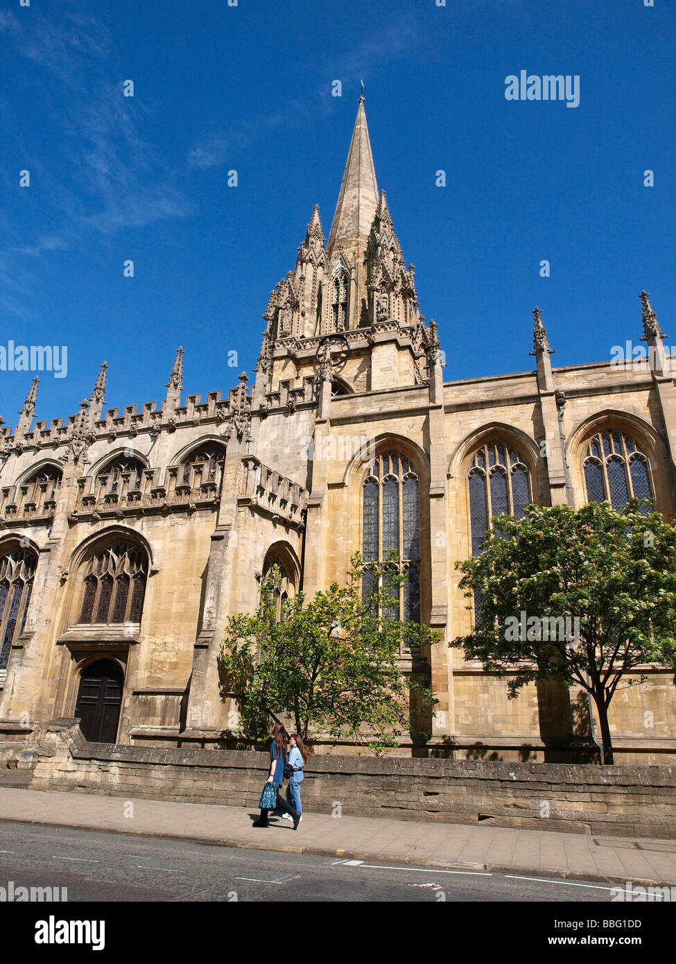 The University Church of St Mary the Virgin Oxford Stock Photo