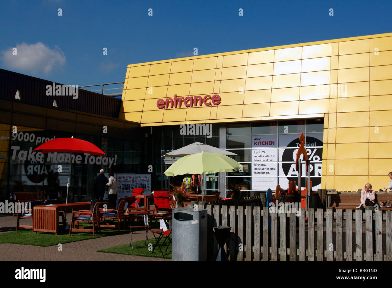 IKEA Giltbrook Retail Park out of Town shopping centre Kimberley