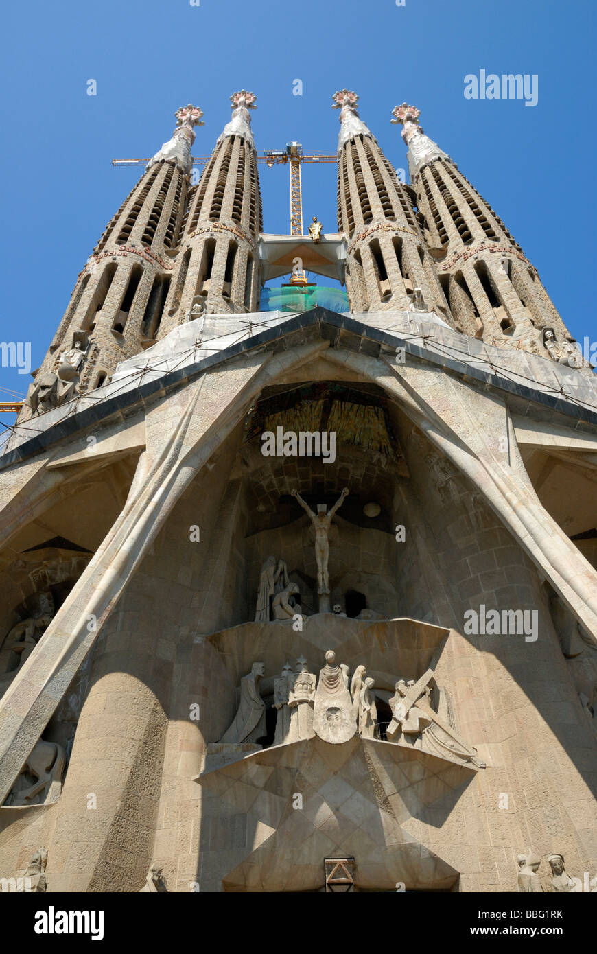 Segrada Familiar, Barcelona spain Stock Photo