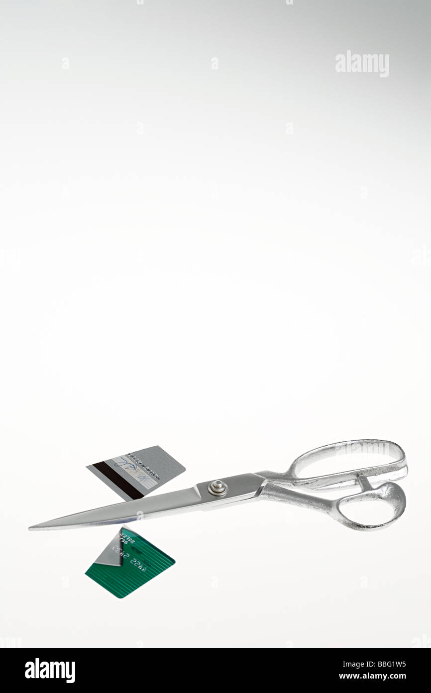 Cut credit card Stock Photo Alamy