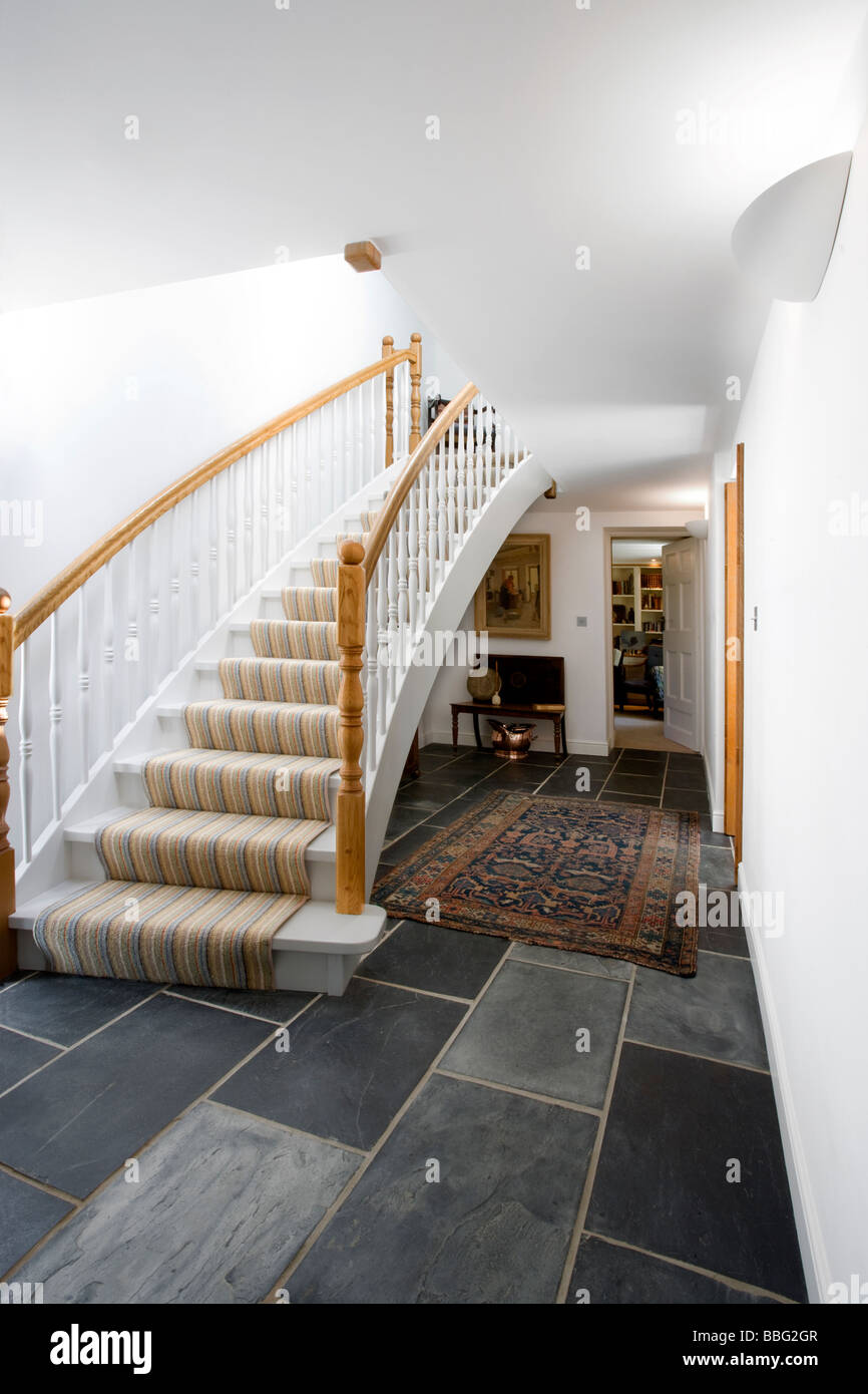 Staircase Stairs Landing Hall Hallway Entrance Tiled Floor