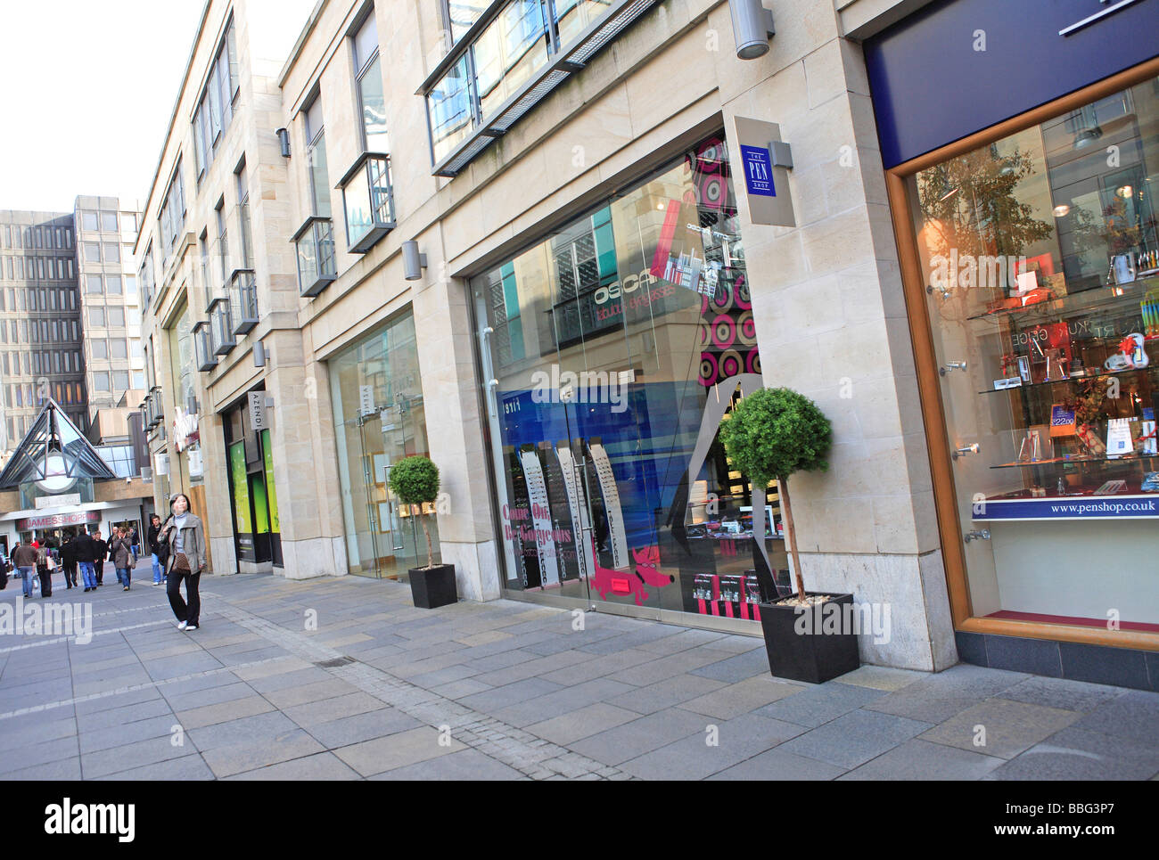 Edinburgh, Multrees Walk Stock Photo Alamy