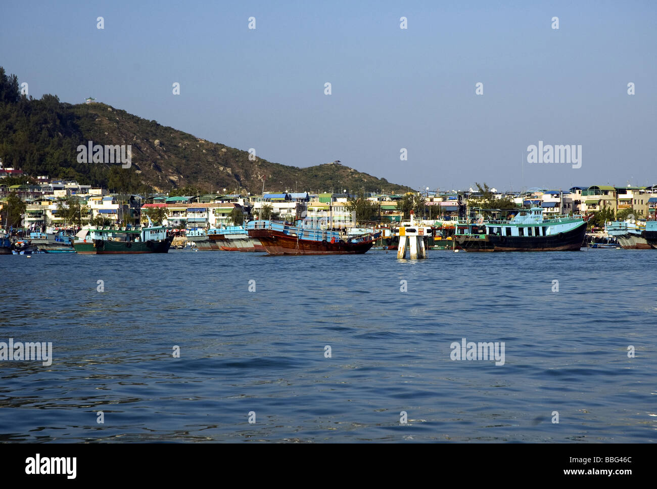 Hong Kong, Cheung Chau Island, Harbour Stock Photo