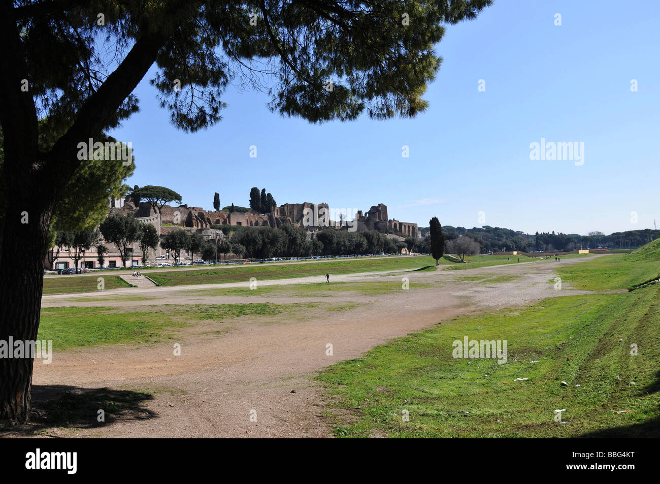 Circus Maximus hippodrome, Old Town, Rome, Italy, Europe Stock Photo