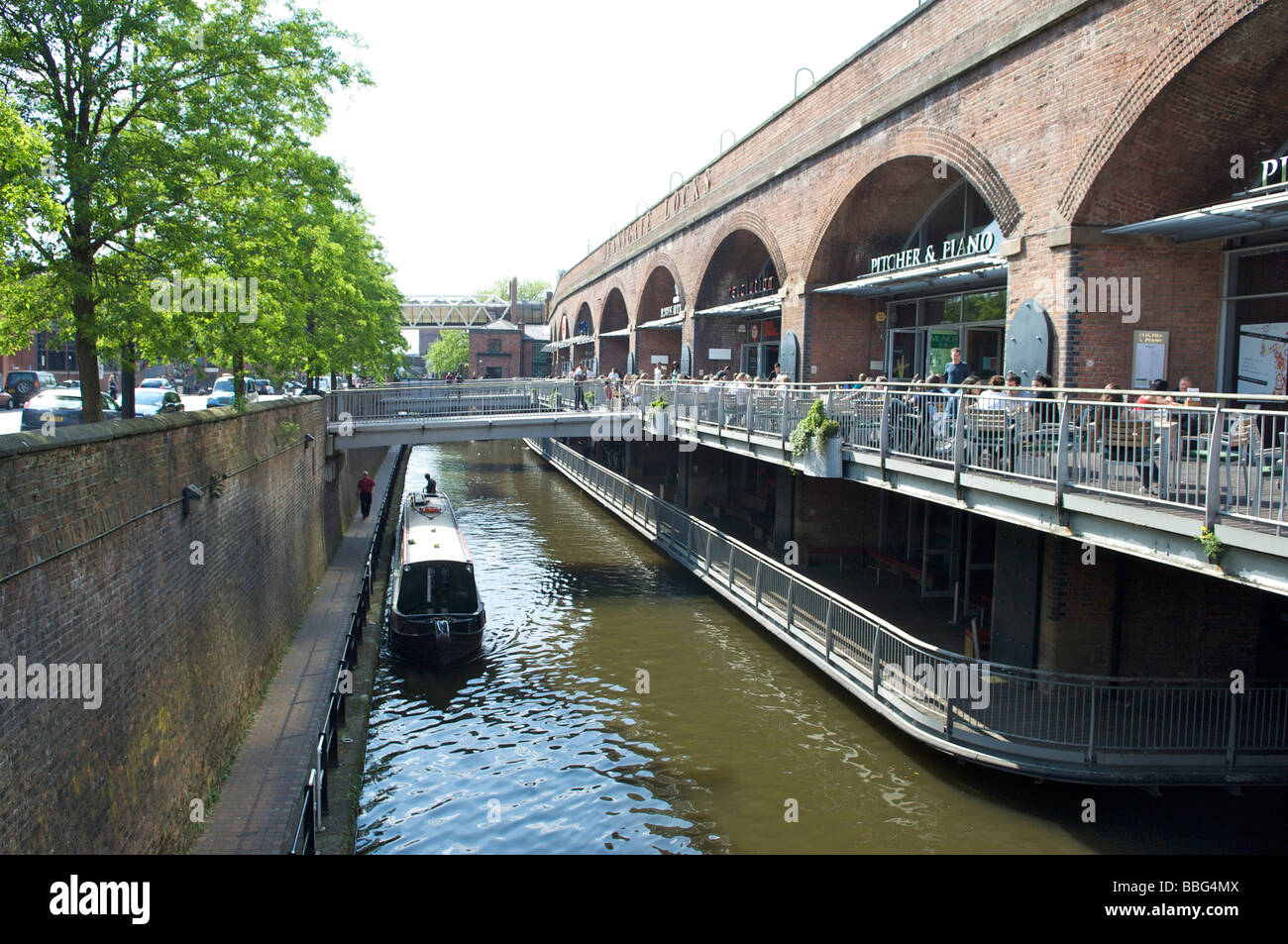 Deansgate lock Manchester Stock Photo Alamy