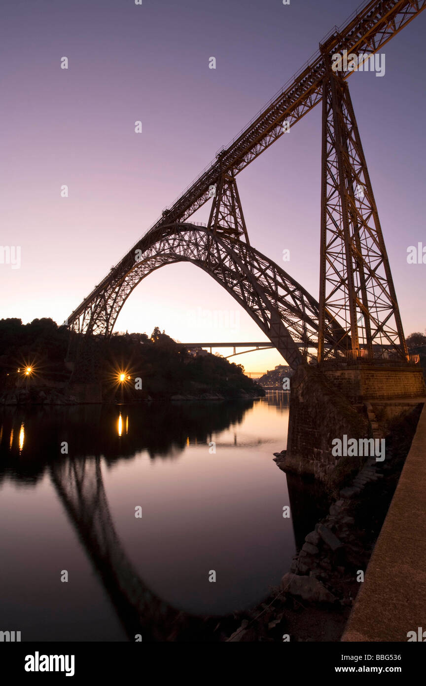 Ponte Dona Maria Pia Stock Photo Alamy