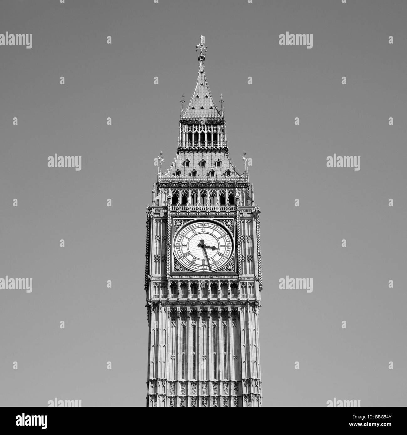 Big Ben clock tower, London Stock Photo