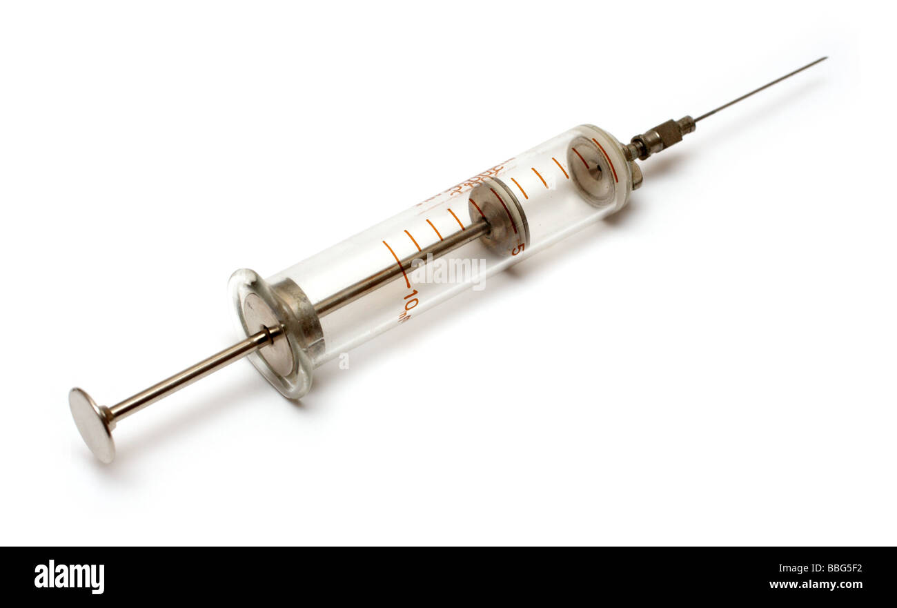 Old syringe hi-res stock photography and images - Alamy