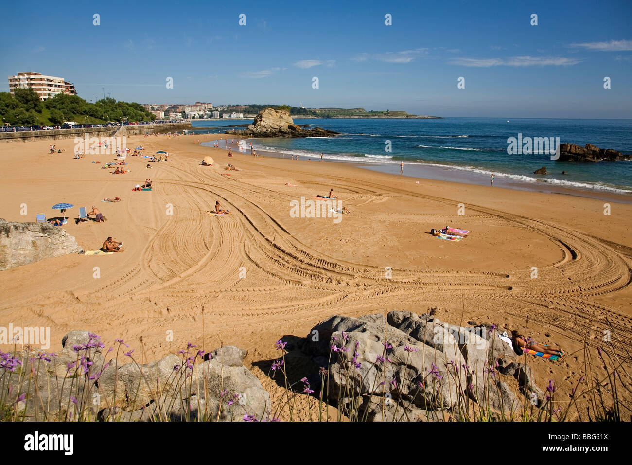 Playa del Camello Santander Cantabria España Camel Beach in Santander Cantabria Spain Stock Photo