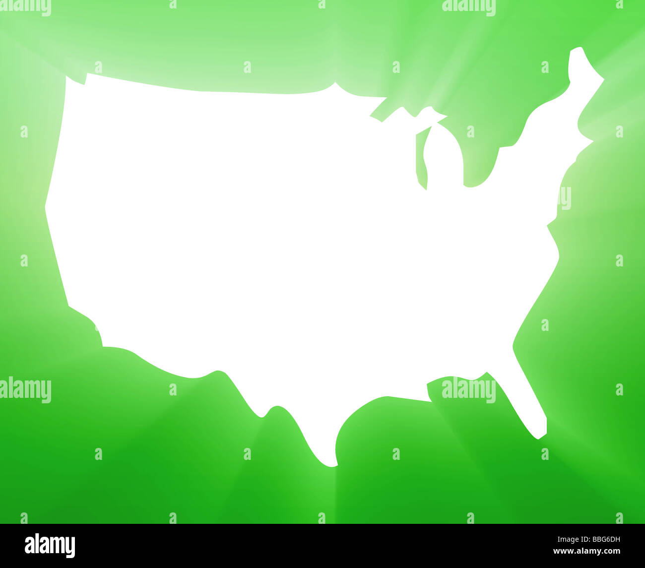 Continental united states map hi-res stock photography and images - Alamy