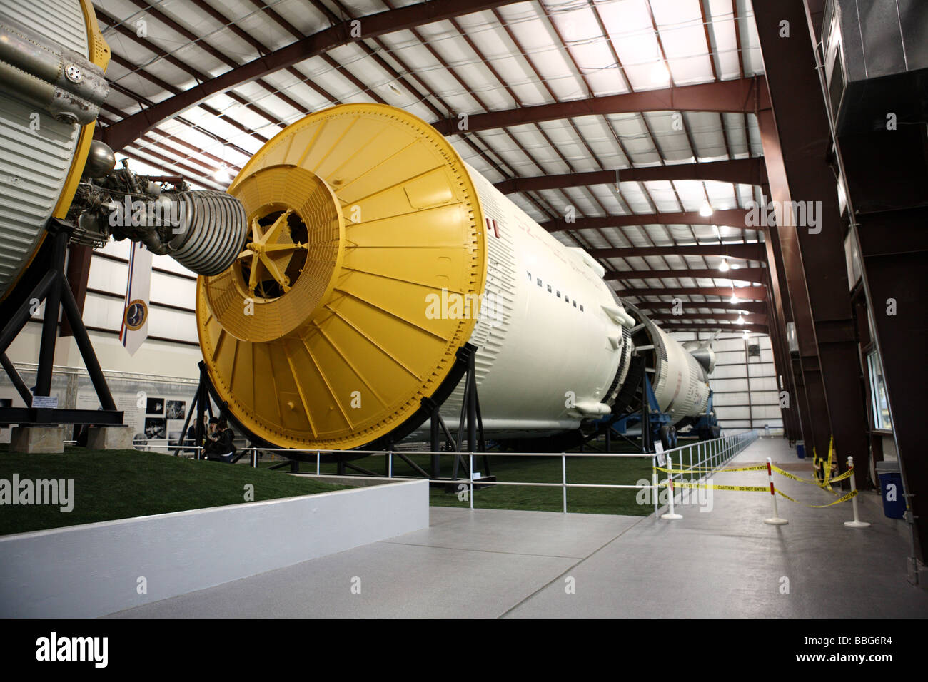 Saturn V, Space Center Houston Stock Photo