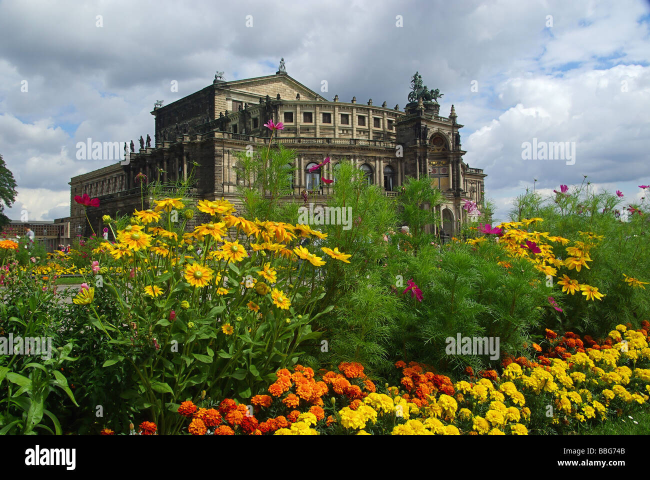 Dresden Semperoper 05 Stock Photo