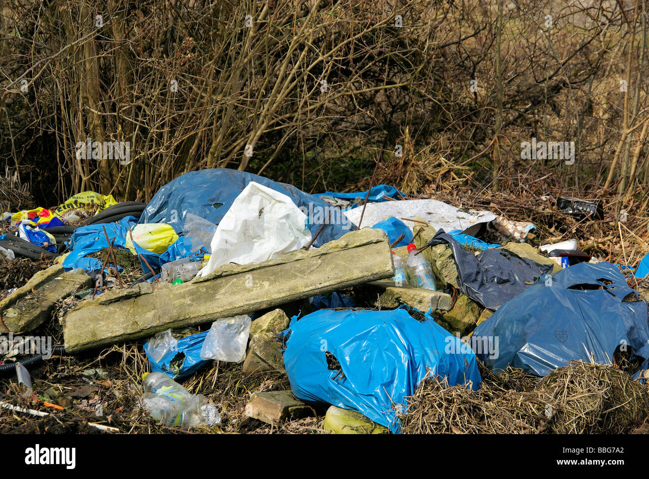 Müllkippe garbage dump 06 Stock Photo