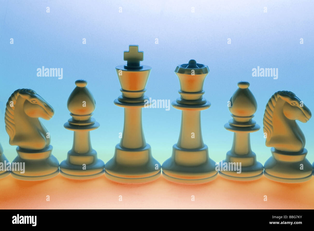 Chess Pieces Stock Photo