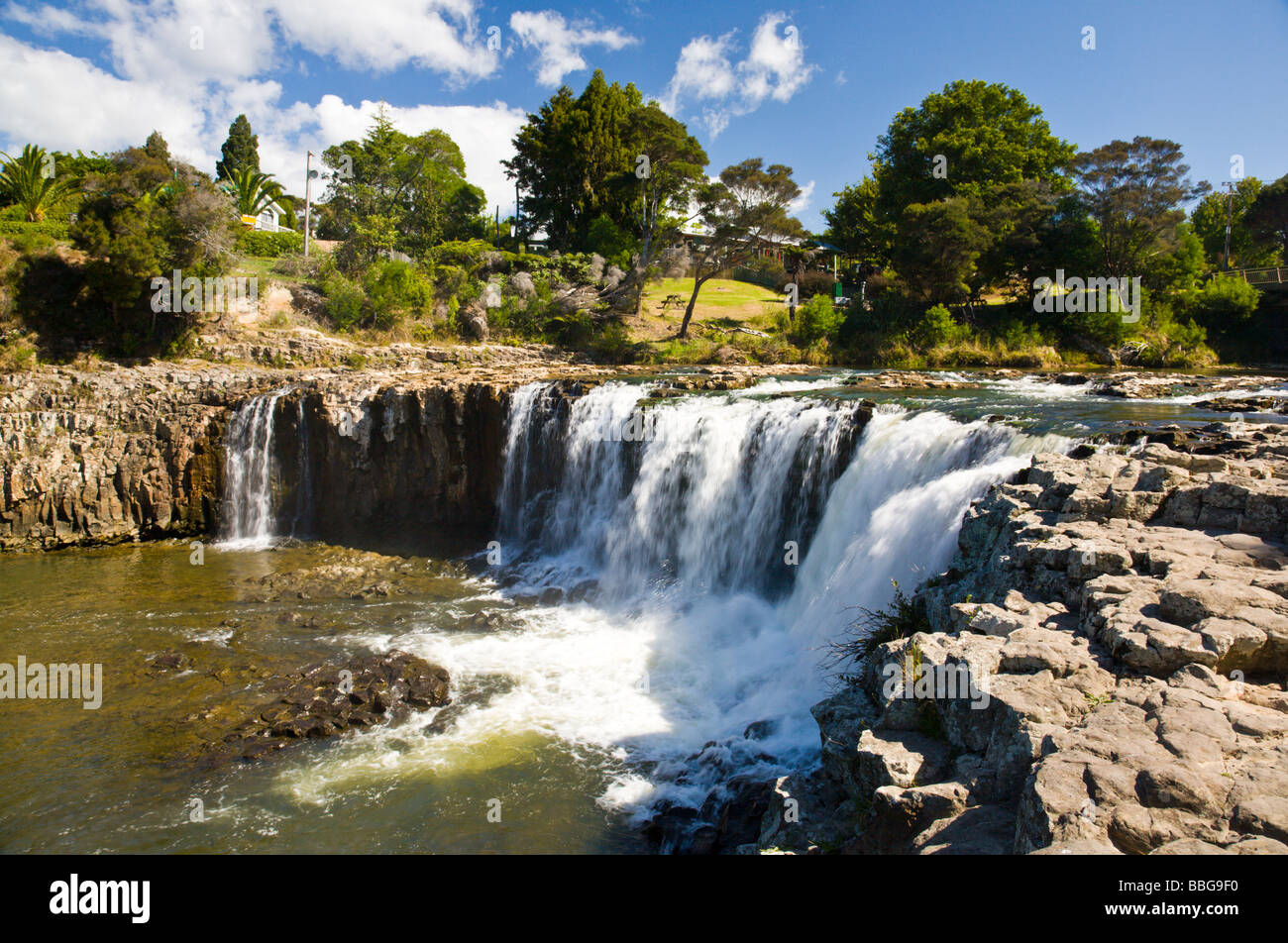 Haruru Falls Paihia Northland New Zealand Stock Photo