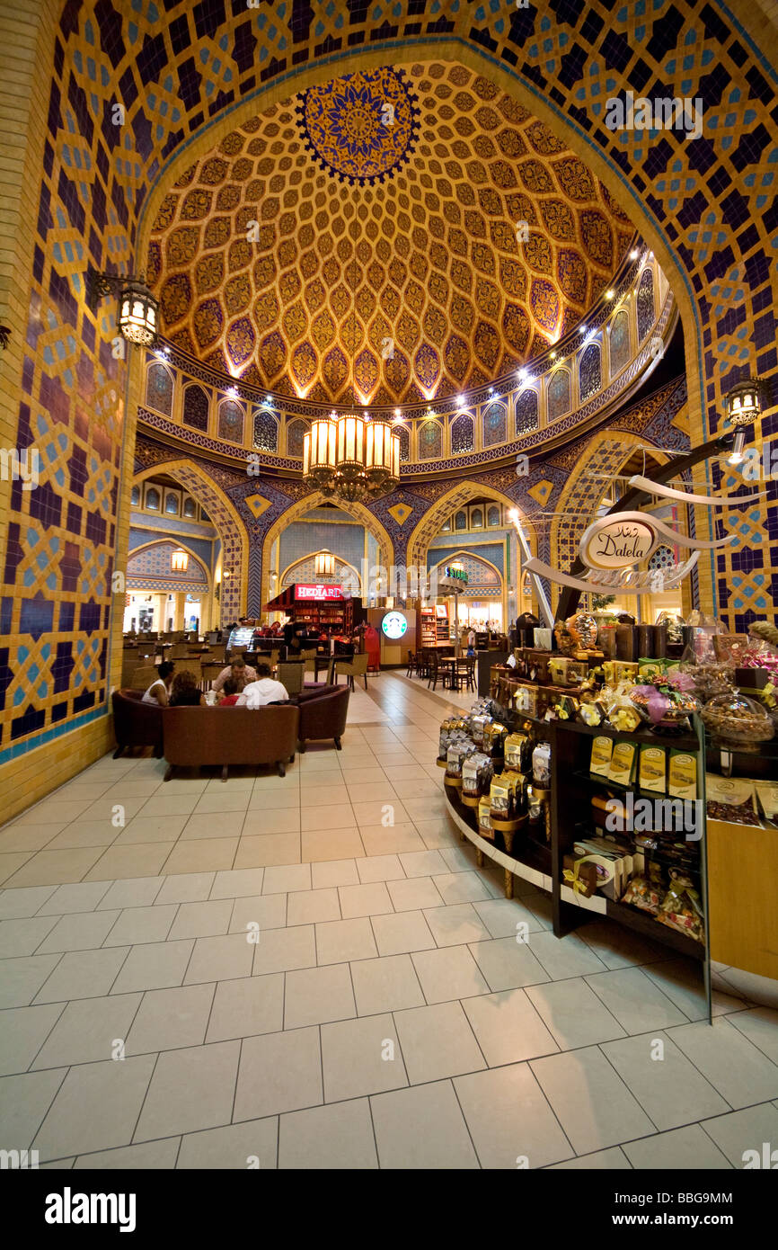 Persia Court Ibn Battuata Shopping mall Dubai Stock Photo