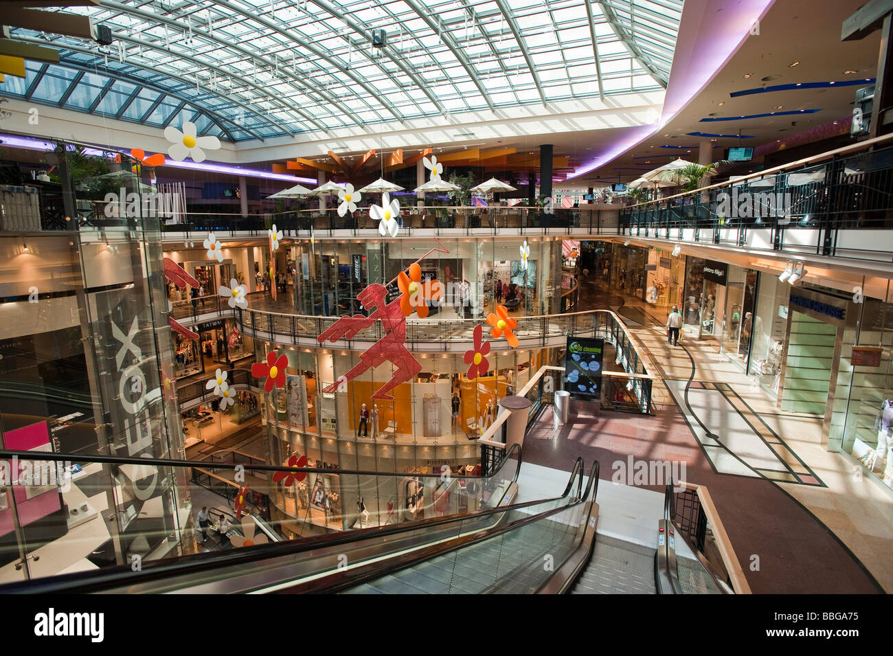 Modern shopping mall, Palladium at Republic Square, Prague, Czech Republic,  Europe Stock Photo - Alamy