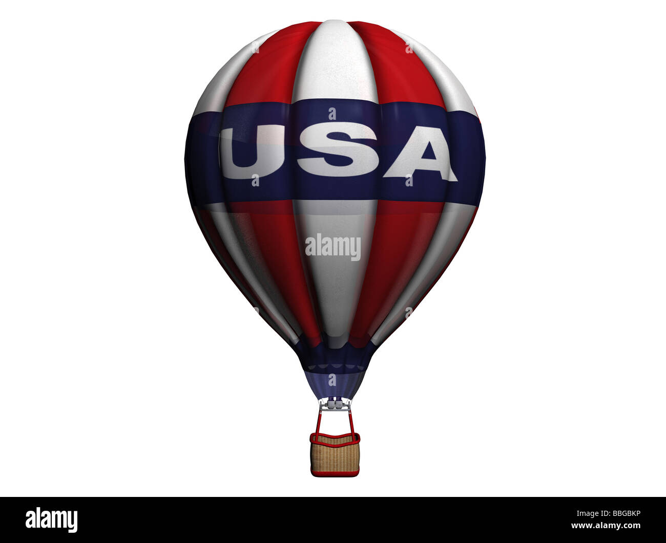 3D Illustration of a balloon Stock Photo