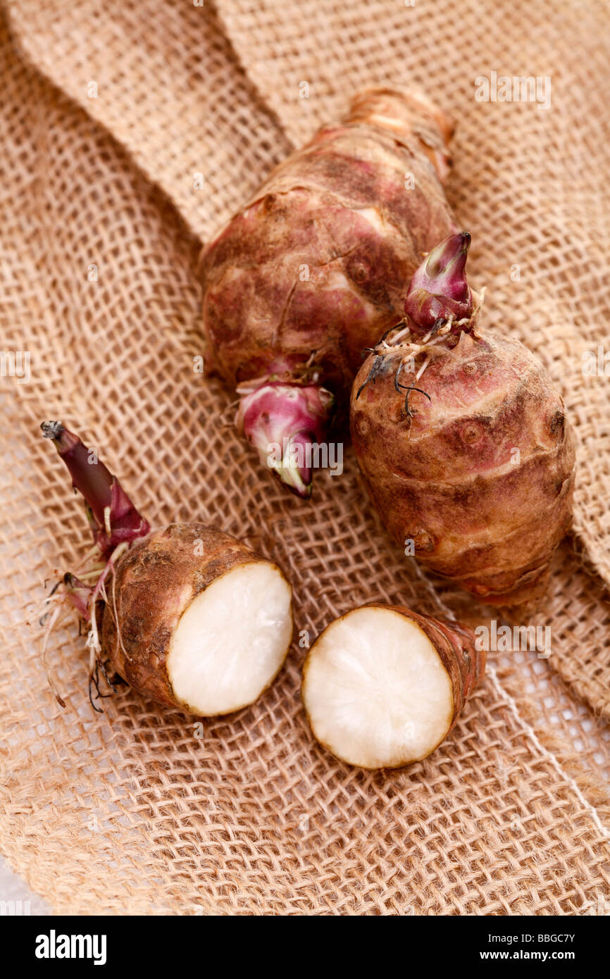 Jerusalem artichoke tubers Stock Photo Alamy
