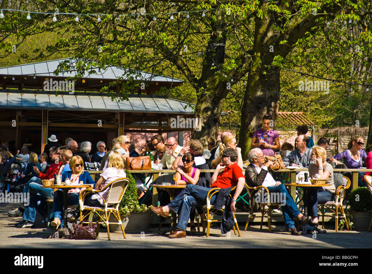 Spring in the "Neuer See" new lake beer garden, BerlinTiergarten