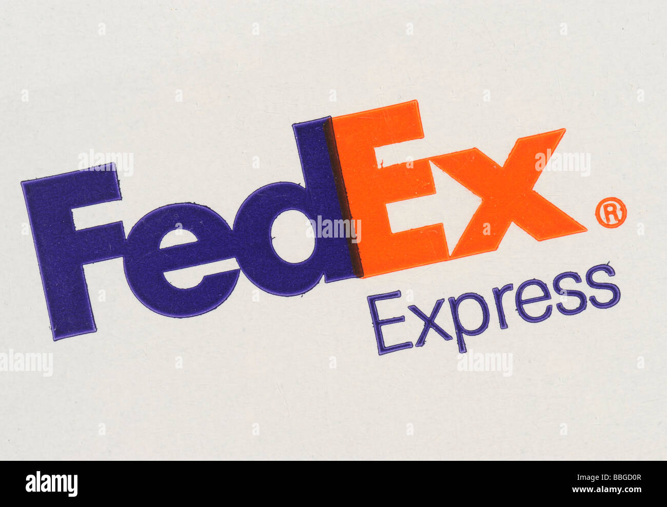 FedEx Express logo Stock Photo