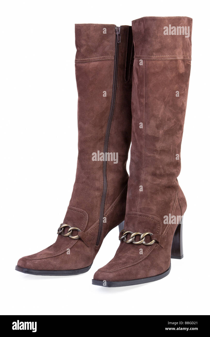 Boots for women isolated on white Stock Photo - Alamy