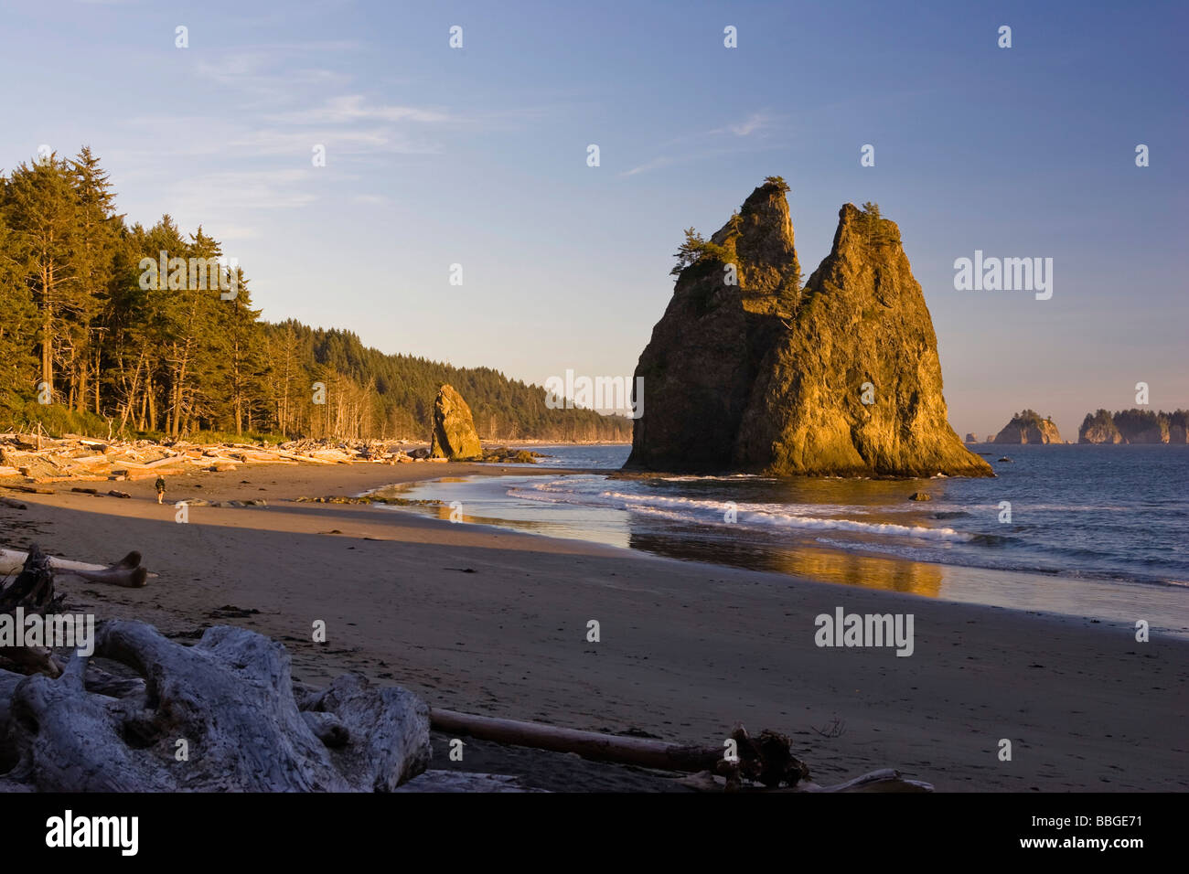Rialto Beach, West Coast, Olympic Peninsula, Olympic National Park ...
