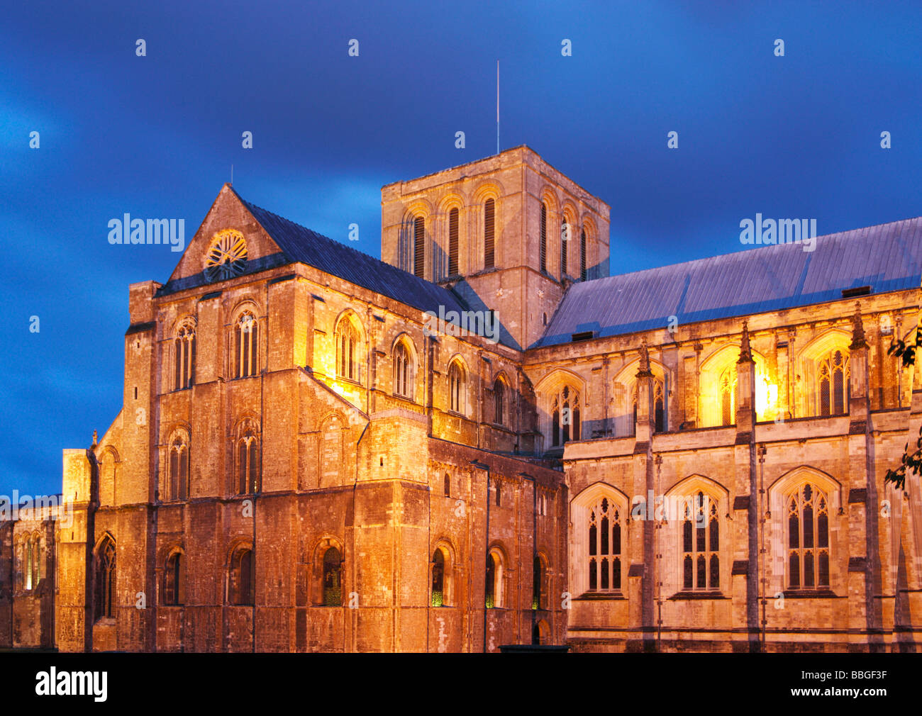 Winchester cathedral, Winchester, Hampshire, England, UK Stock Photo