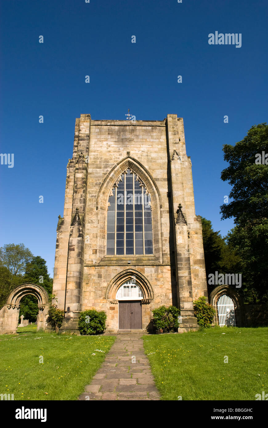 Beauchief Roc Post Beauchief Abbey Sheffield South Yorkshire England Stock Photo - Alamy
