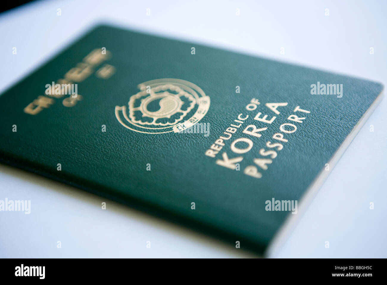 Republic of Korea passport Stock Photo Alamy