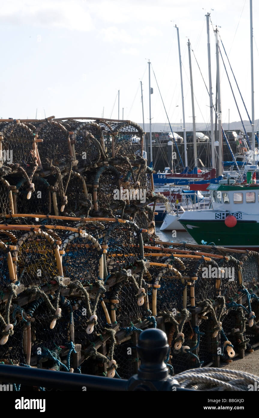 lobster crab pot pots crabpots lobsterpot crabpot lobsterpots on scarborough harbour east