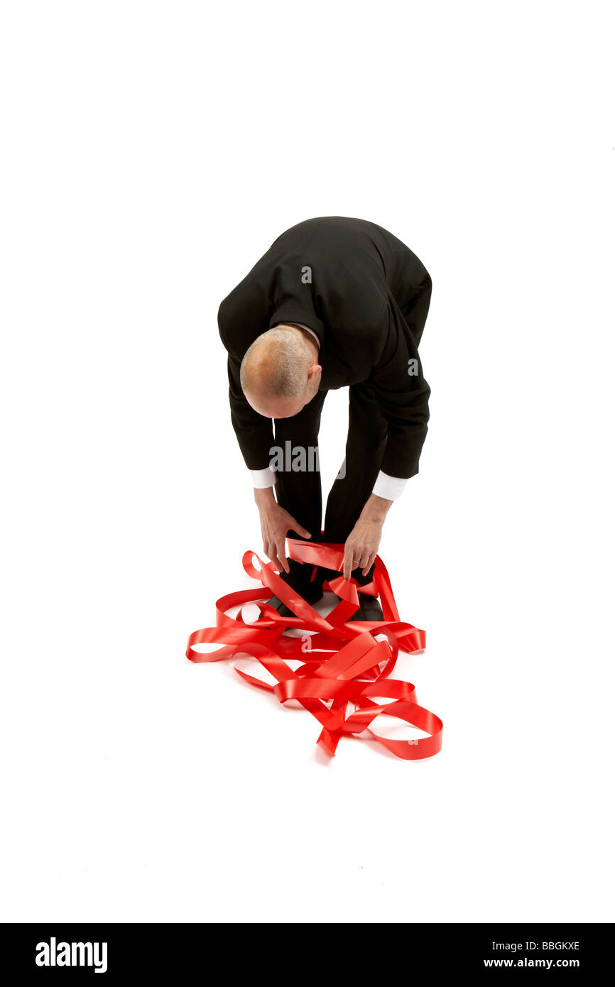 Red tape hires stock photography and images Alamy