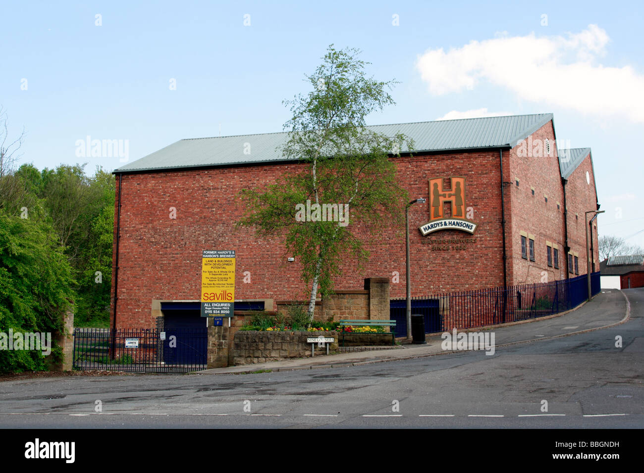 The now disused Hardy and Hansons brewery in Kimberley Nottingham the ...