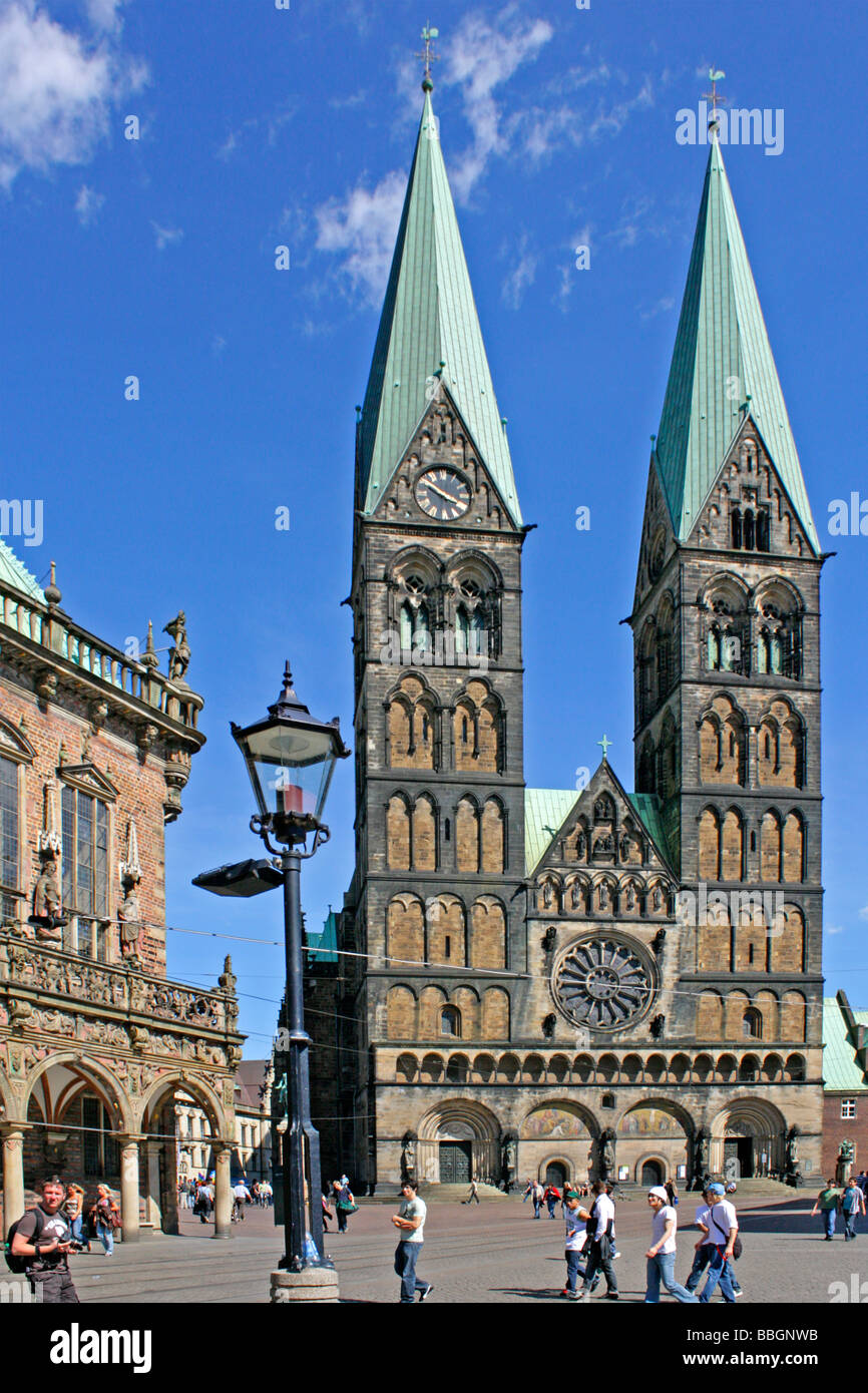 St. Petri Cathedral, Bremen, Northern Germany Stock Photo