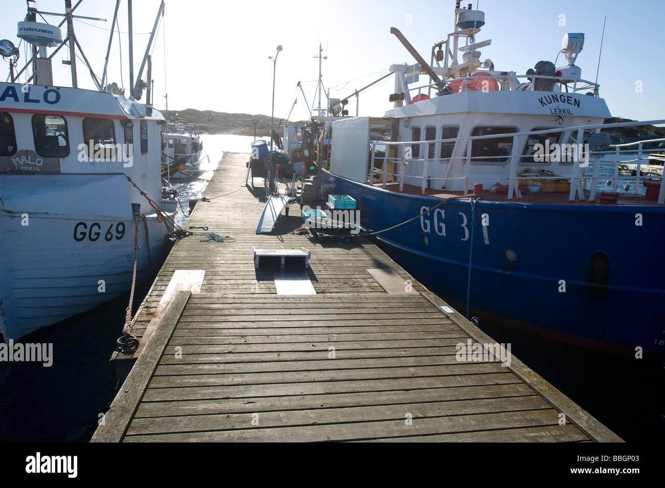 fishing boats, Sweden Stock Photo