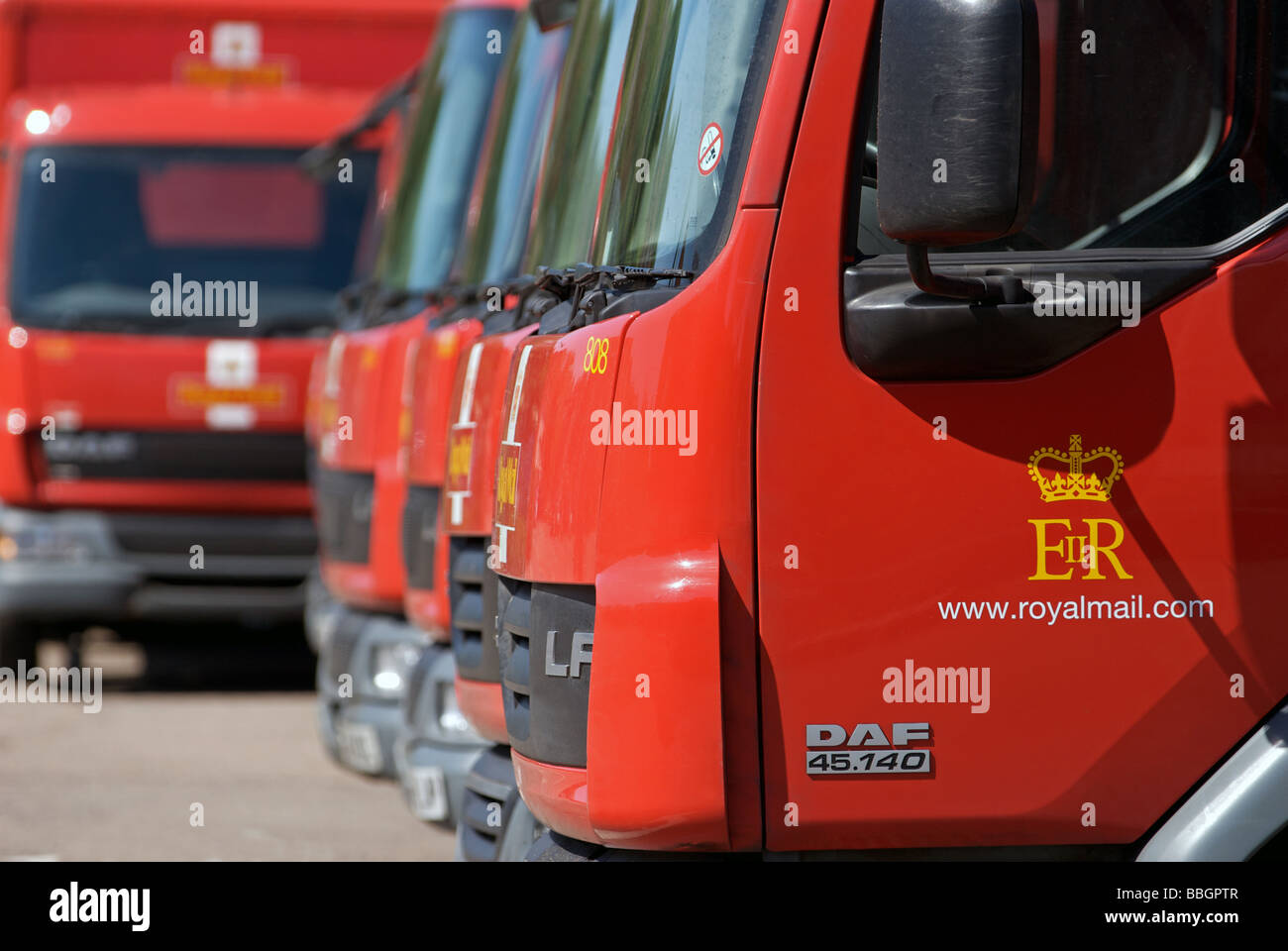 Royal Mail delivery trucks Stock Photo Alamy