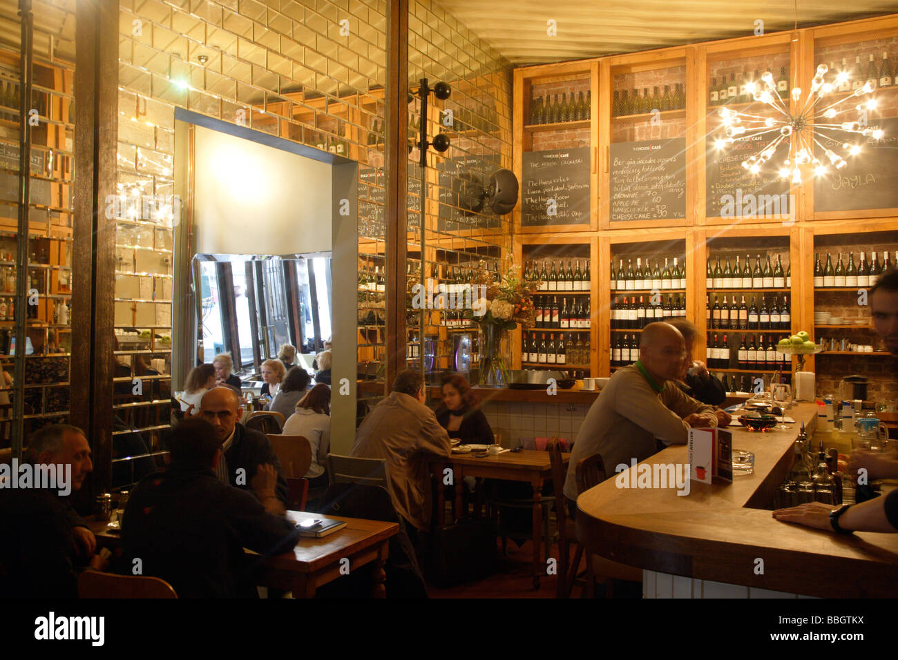 The House Cafe Bar and Restaurant Beyoglu district Istanbul Turkey Stock Photo
