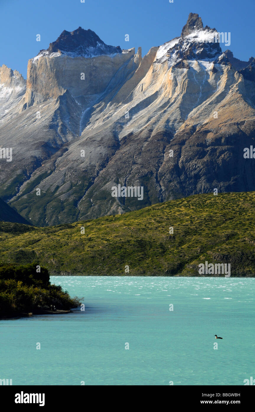 Torres del Paine National Park in Chilean Patagonia Stock Photo