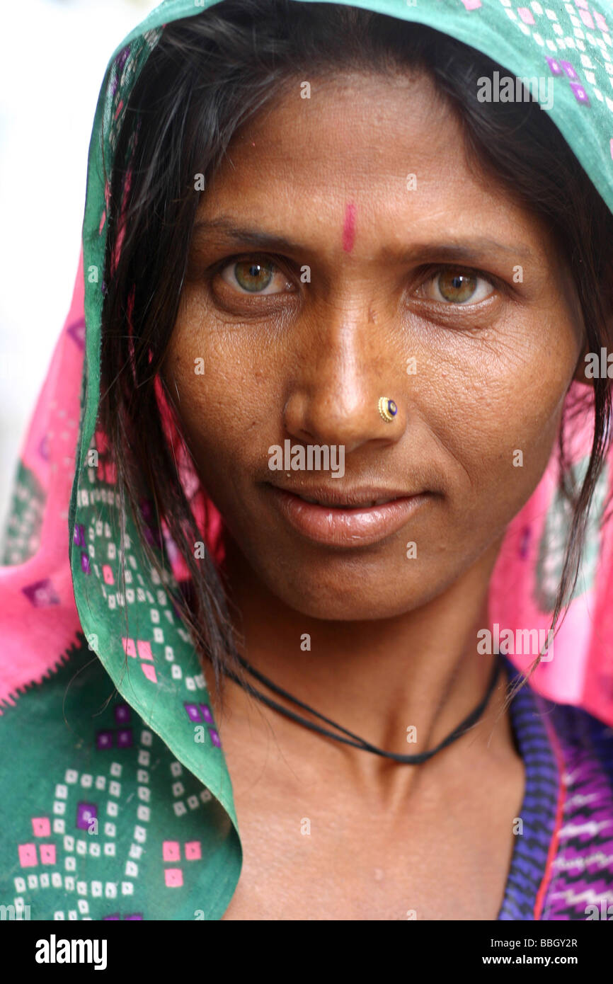 Rajasthani woman.Bundi, Rajasthan,India Stock Photo - Alamy