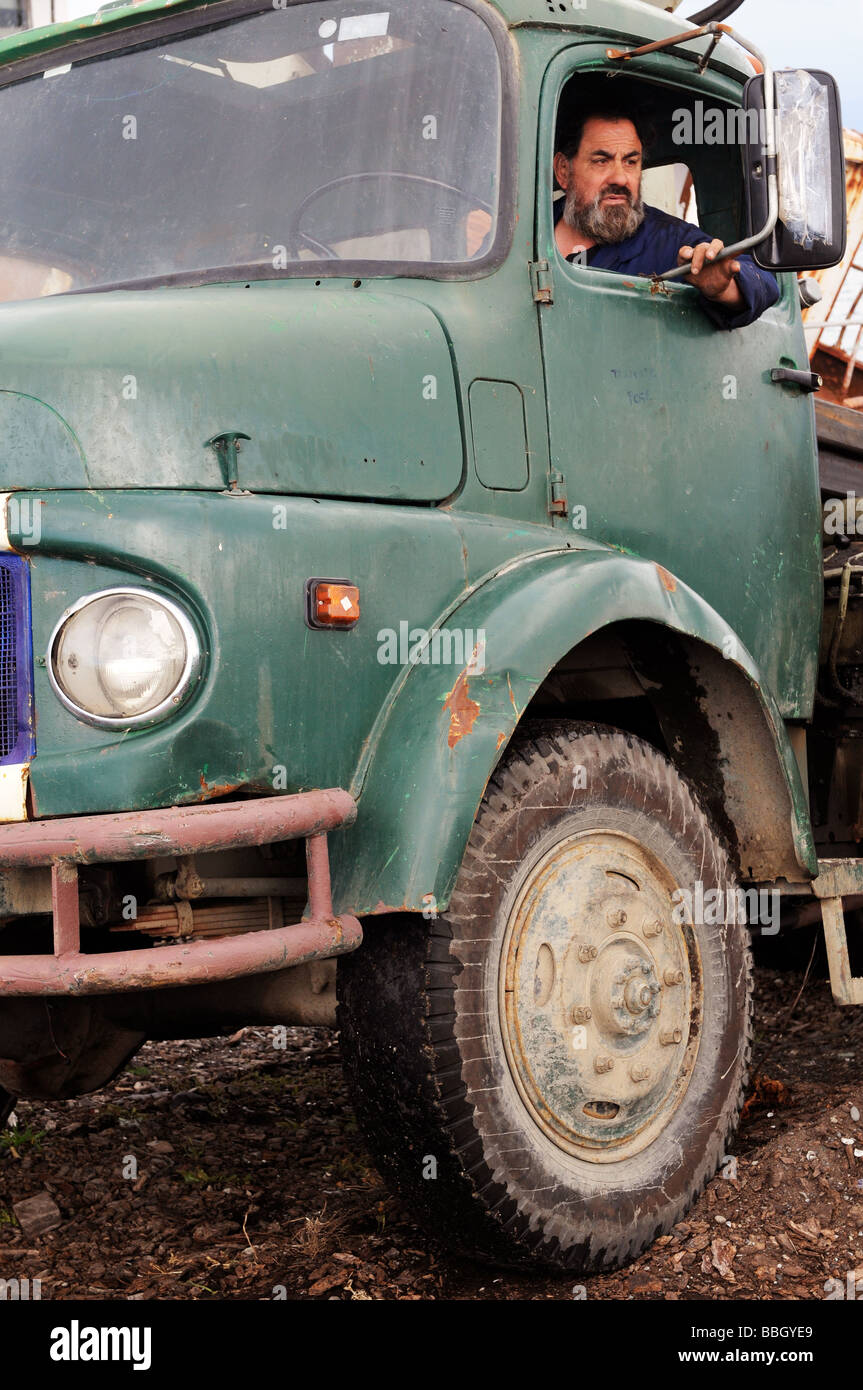 Turcker in Pueto Natales, Chile Stock Photo