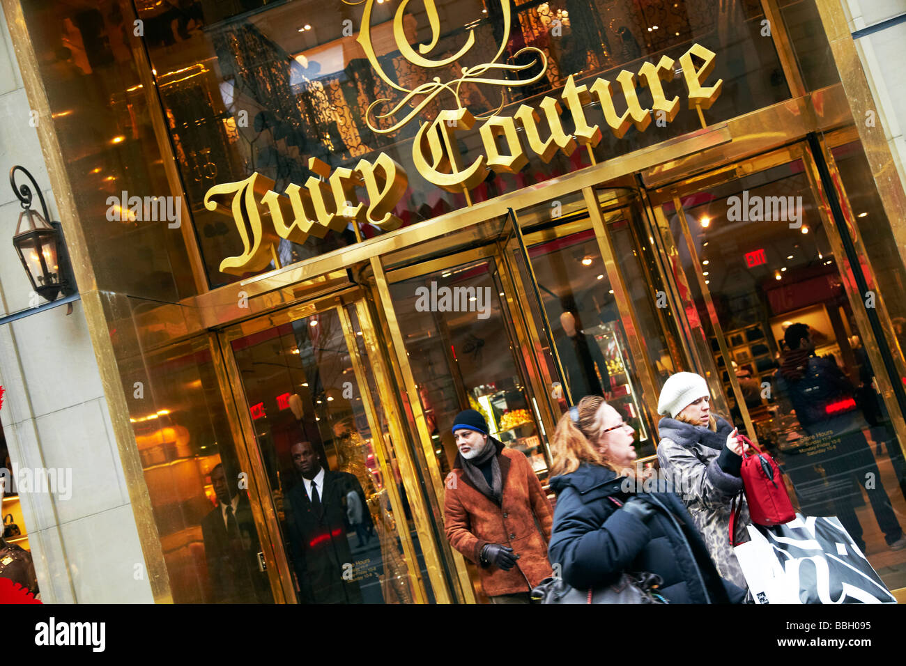 shopping, 5th Avenue, New York Stock Photo
