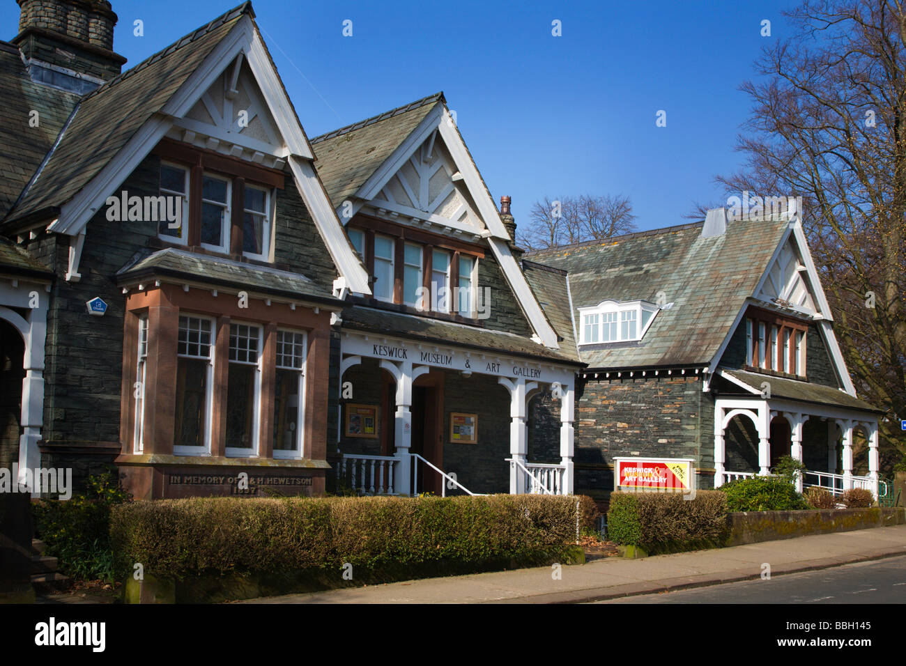 Keswick Museum and Art Gallery Keswick Cumbria England Stock Photo Alamy