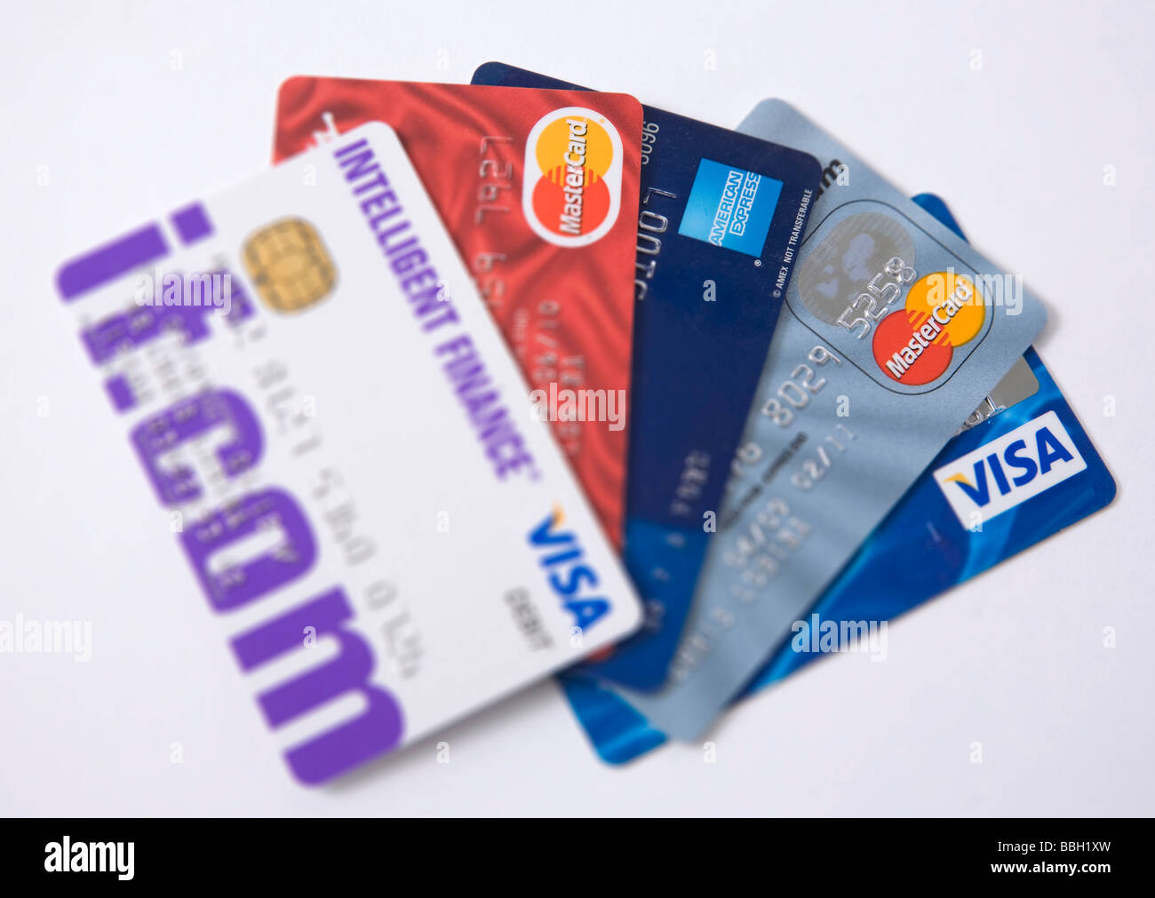 "credit cards" visa Stock Photo - Alamy