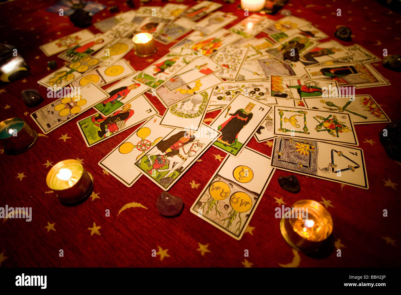 Cartas del Tarot Tarot Cards Stock Photo Alamy