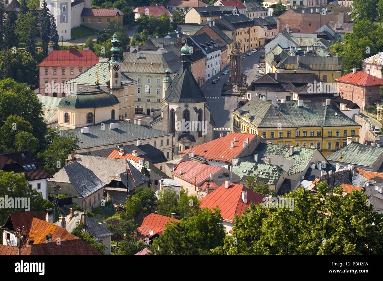 Banska Stiavnica. Slovakia Stock Photo